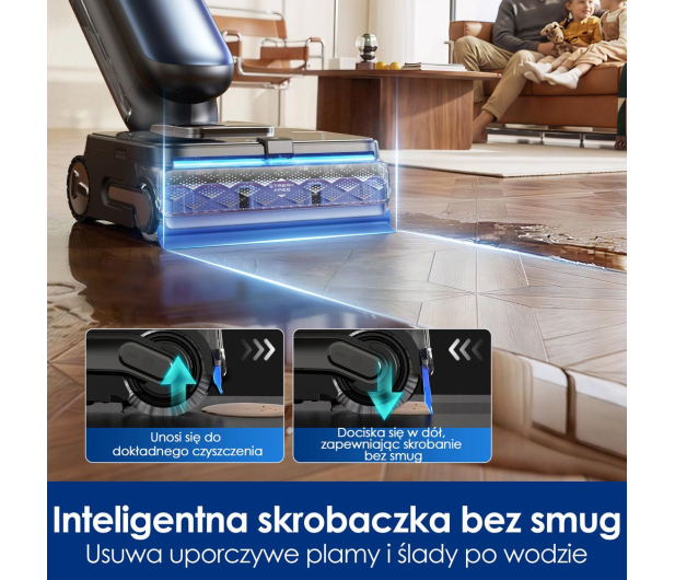 TINECO Odkurzacz myjący Floor One S9 Artist Station - 1515083 - zdjęcie 4